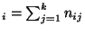 \( \overline{n}=N/k\protect \)