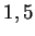 $1,5$